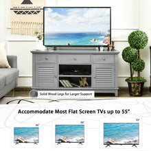 Load image into Gallery viewer, TV Stand Media Console with Drawers Cabinets-Gray