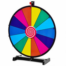 Load image into Gallery viewer, 24" Editable 14 Slot Fortune Spinning Game Tabletop