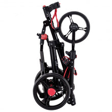 Load image into Gallery viewer, Foldable 3 Wheel Golf Pull Push Cart Trolley