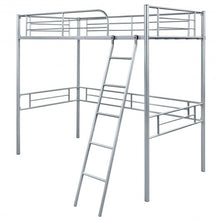 Load image into Gallery viewer, Metal Loft Twin Bed Frame Single High Loft Bed-Silver