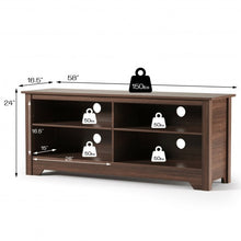 Load image into Gallery viewer, 58" Entertainment Media Center TV Stand