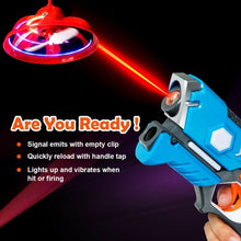 Load image into Gallery viewer, Infrared Laser Tag Guns with Flying Saucers Battle Blasters Game