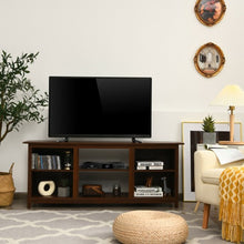 Load image into Gallery viewer, 2-Tier Entertainment Media Console Center-Coffee