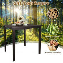 Load image into Gallery viewer, Square Rubber Wood Dining Table