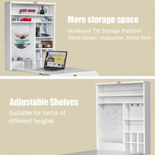 Load image into Gallery viewer, Space Saver Convertible Wall Mounted Desk-White