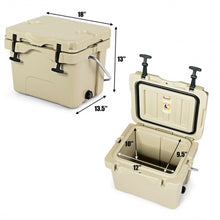 Load image into Gallery viewer, 16 Quart Portable Ice Cooler with 24 Cans