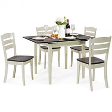 Load image into Gallery viewer, Extending 5 Piece Wood Dining Table Set