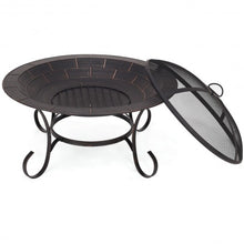 Load image into Gallery viewer, 30" Outdoor Fire Pit BBQ Camping Firepit Heater