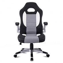 Load image into Gallery viewer, PU Leather Executive Racing Style Bucket Seat Chair 2015 Office Desk Chair