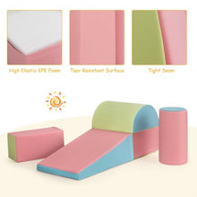 Load image into Gallery viewer, 5-Piece Set Climb Activity Play Safe Foam Blocks-Pink