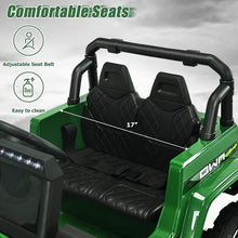 Load image into Gallery viewer, 12V Kids Ride-on Jeep Car with 2.4 G Remote Control-Green