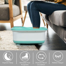 Load image into Gallery viewer, Portable Electric Automatic Roller Foot Bath Massager-Green