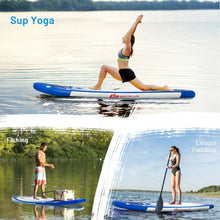 Load image into Gallery viewer, 10' Inflatable Stand Up Paddle Surfboard with Bag