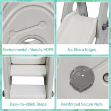 Load image into Gallery viewer, Freestanding Baby Slide Indoor First Play Climber Slide Set for Boys Girls -Gray