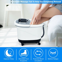 Load image into Gallery viewer, Portable Foot Spa Bath Motorized Massager with Shower-Gray