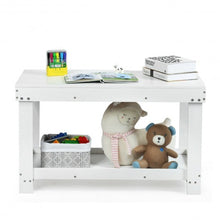 Load image into Gallery viewer, Solid Multifunctional Wood Kids Activity Play Table-White