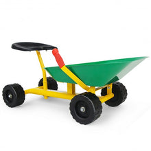 Load image into Gallery viewer, 8" Heavy Duty Kids Ride-on Sand Dumper w/ 4 Wheels-Green