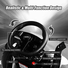 Load image into Gallery viewer, 2 in 1 Electric 12V Kids Ride on Car Tractor w/Remote Control LED Light Horn-WH