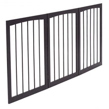 Load image into Gallery viewer, Folding Solid Wooden 3 Panel Free Standing Pet Fence