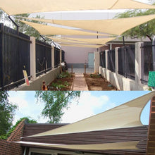Load image into Gallery viewer, 11.8' /16.4' Triangle Sun Shade Sail UV Top Outdoor Canopy Patio Lawn Cover Pool