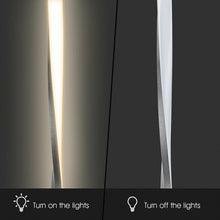 Load image into Gallery viewer, 48" Helix LED Floor Lamp Modern Standing Pole Light-Silver