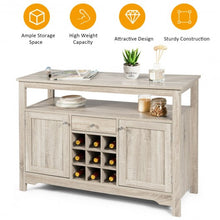 Load image into Gallery viewer, Buffet Server Sideboard Wine Cabinet Console-Gray