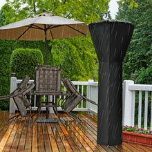 Load image into Gallery viewer, Patio Standing Propane Heater Cover Waterproof with Zipper and Bag-Black