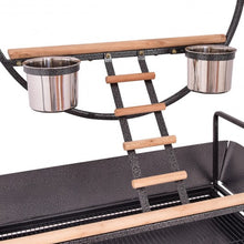 Load image into Gallery viewer, Pet Bird Parrot Stand Perch with Ladders and Cups