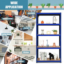 Load image into Gallery viewer, 2 Pcs Storage Shelves Garage Shelving Units Tool Utility Shelves-Navy