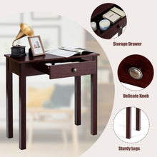 Load image into Gallery viewer, Small Space Console Table with Drawer for Living Room Bathroom Hallway-Espresso