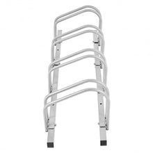 Load image into Gallery viewer, 4 Bike Parking Garage Rack Storage Stand-Silver