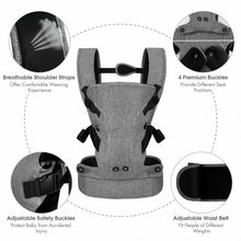 Load image into Gallery viewer, 4-in-1 Ergonomic Convertible Baby Carrier with Adjustable Buckles
