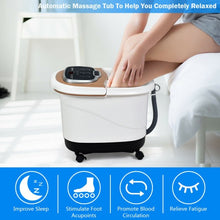 Load image into Gallery viewer, Portable Foot Spa Bath Motorized Massager with Shower-Coffee