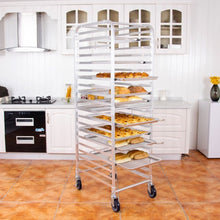 Load image into Gallery viewer, 26" x 20" x 70" 20 Sheet Aluminum Pan Rolling Bakery Rack