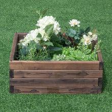 Load image into Gallery viewer, Square Raised Garden Bed Flower Vegetables Seeds Planter