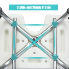 Load image into Gallery viewer, Adjustable Height U-Shaped Shower Chair