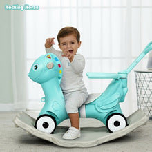 Load image into Gallery viewer, 4 in 1 Baby Rocking Horse with Music-Green