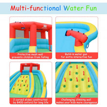 Load image into Gallery viewer, Double Side Inflatable Water Slide Park with Climbing Wall