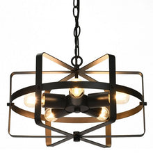 Load image into Gallery viewer, 5-Light Metal Drum Shape Industrial Pendant Light