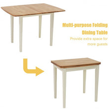 Load image into Gallery viewer, 5 Piece Dining Folding Tabletop Set 4 Chairs