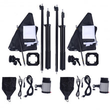 Load image into Gallery viewer, 2 X 160W Photography Lighting Studio Flash Light Softbox