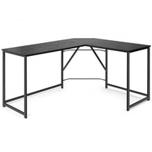 Load image into Gallery viewer, 58" x 47" L Shaped Corner Home Office Computer Desk Home-Black