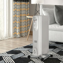 Load image into Gallery viewer, 1500W 7-Fin Portable Electric Oil Filled Radiator Heater