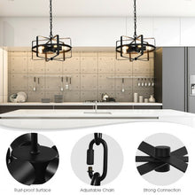 Load image into Gallery viewer, 5-Light Metal Drum Shape Industrial Pendant Light
