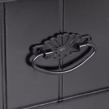 Load image into Gallery viewer, Nightstand End Side Table 2 Drawers Storage Wood Bedroom-Black