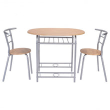 Load image into Gallery viewer, 3 pcs Simple Table And Chairs Set