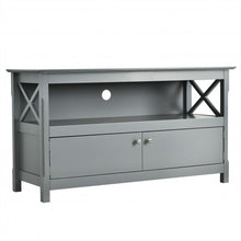 Load image into Gallery viewer, 44" Wooden Storage Cabinet TV Stand-Gray