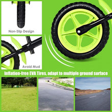 Load image into Gallery viewer, Adjustable Lightweight Kids Balance Bike-Green