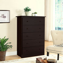 Load image into Gallery viewer, Functional Storage Organized Dresser with 5 Drawer-Espresso