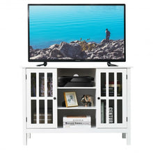 Load image into Gallery viewer, Wood TV Stand Console Cabinet for 45" TV